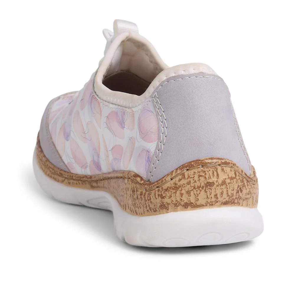 Casual Lace-Up Trainer - RKR29515 / 313 987 - White Multi - Image 3