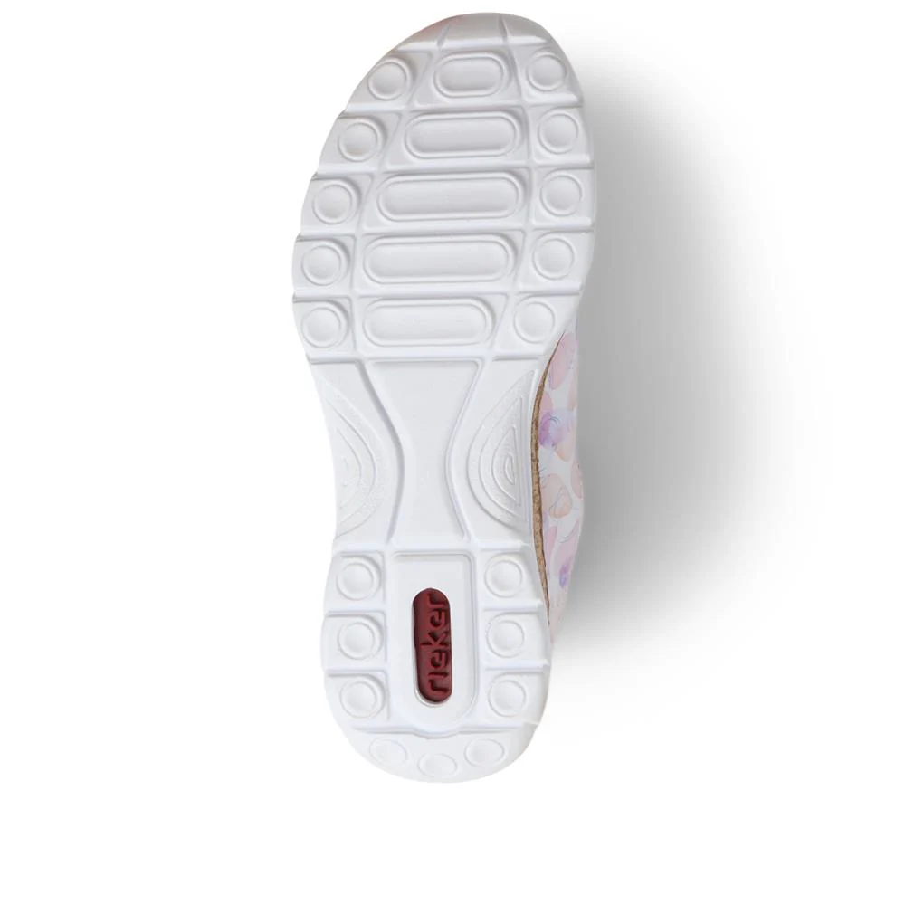 Casual Lace-Up Trainer - RKR29515 / 313 987 - White Multi - Image 4