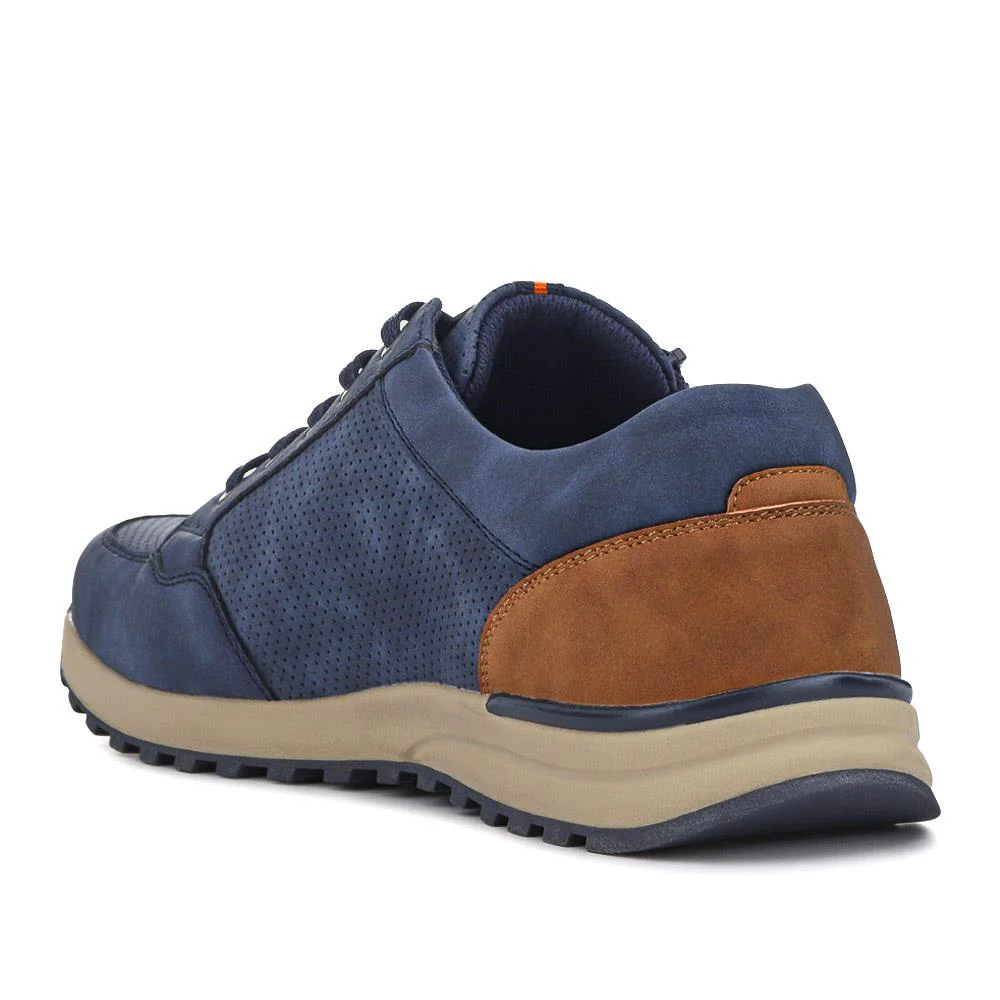 Casual Lace-Up Trainers - CHANG41001 / 327 310 - Navy - Image 3