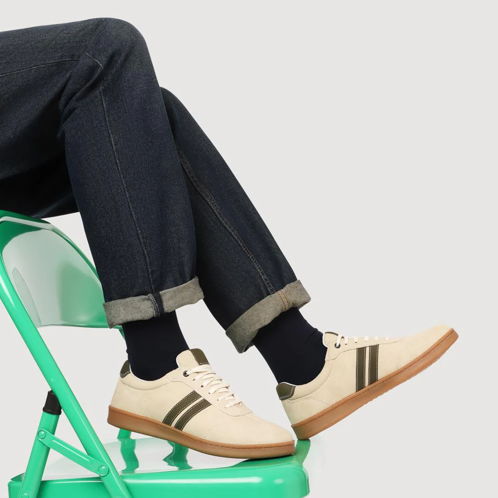 Casual Lace-Up Trainers - TEJ41005 / 327 540 - Beige - Image 5