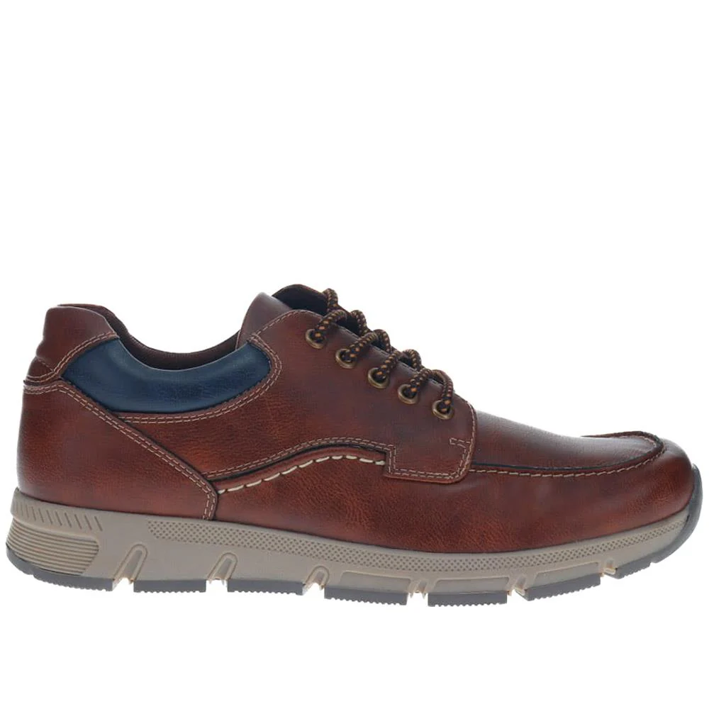 Wide Fit Casual Lace Up Trainers - WBINS40025 / 325 786 - Brown - Image 2