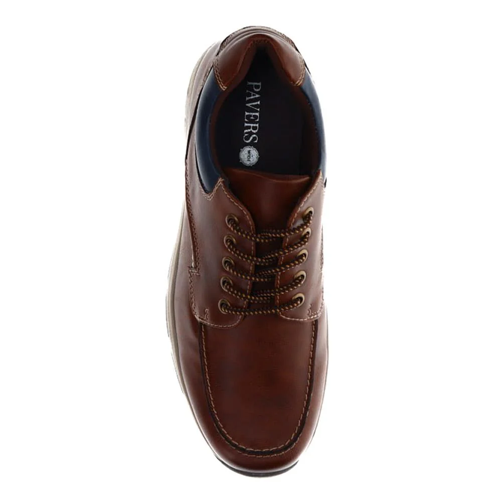 Wide Fit Casual Lace Up Trainers - WBINS40025 / 325 786 - Brown - Image 4