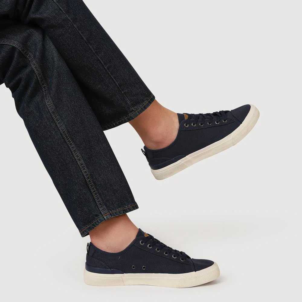 Casual Lace-Up Trainers - XIAM41011 / 326 922 - Navy - Image 5