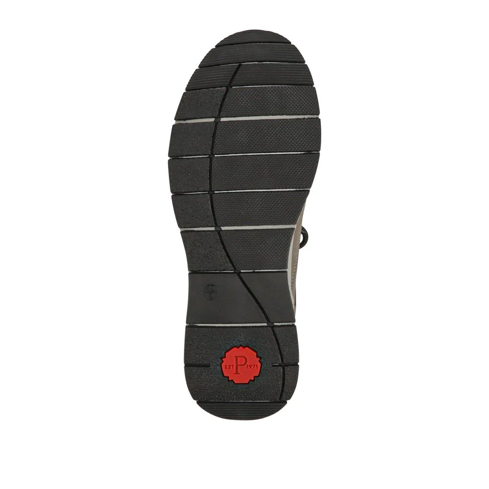 Wide Fit Casual Laced Slip-On Shoes - GANG41017 / 327 576 - Grey - Image 6