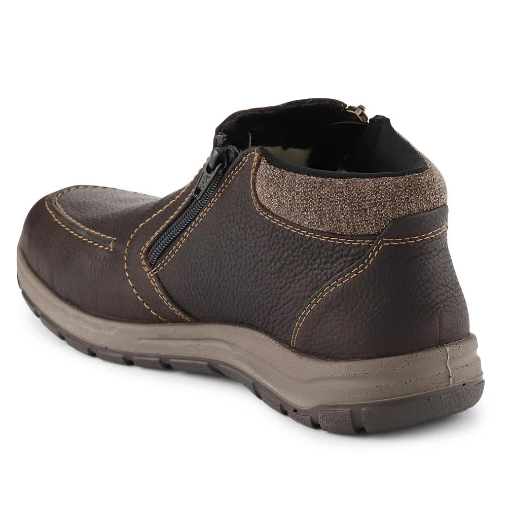 Casual Leather Boots - RKR40513 / 325 910 - Dark Brown - Image 3