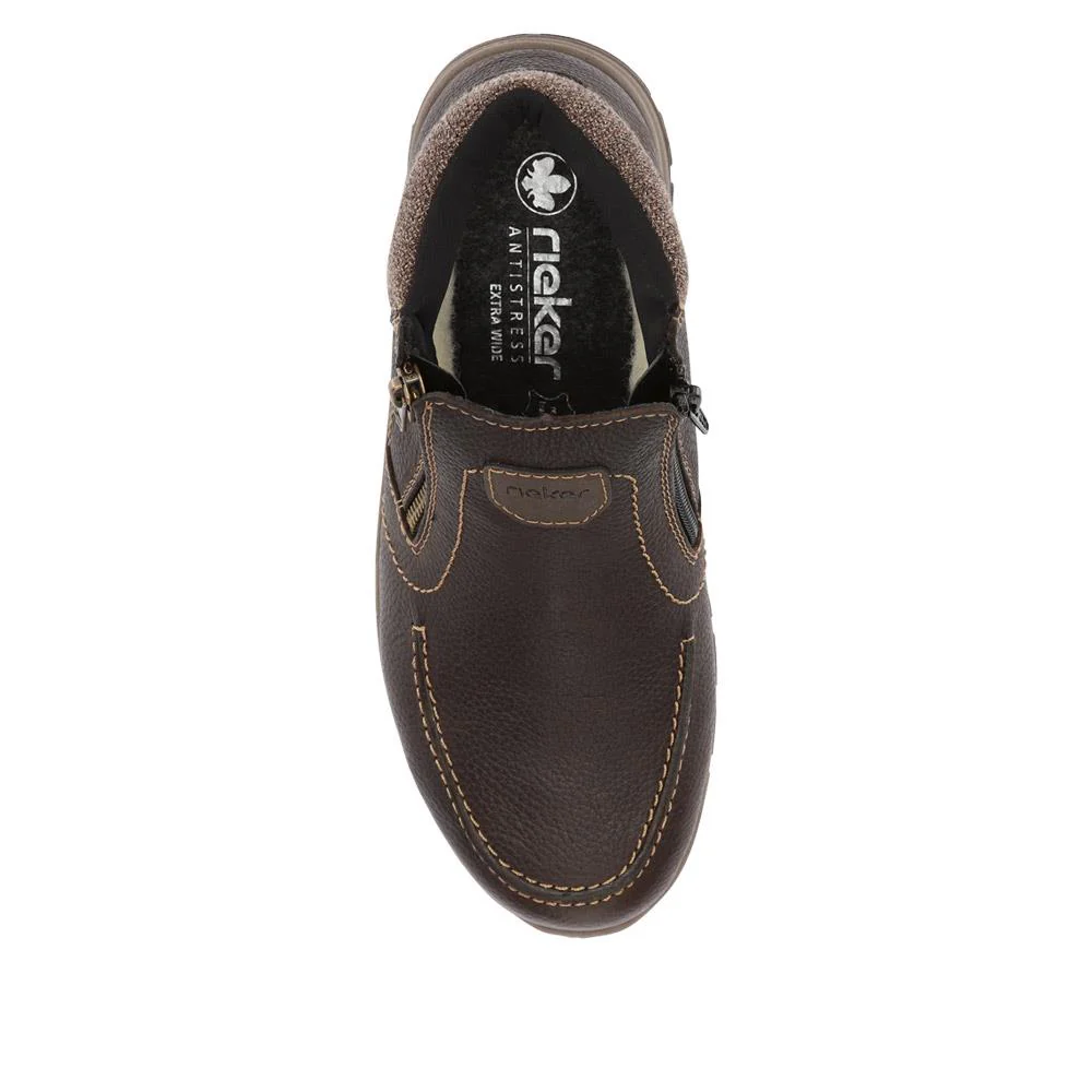 Casual Leather Boots - RKR40513 / 325 910 - Dark Brown - Image 4