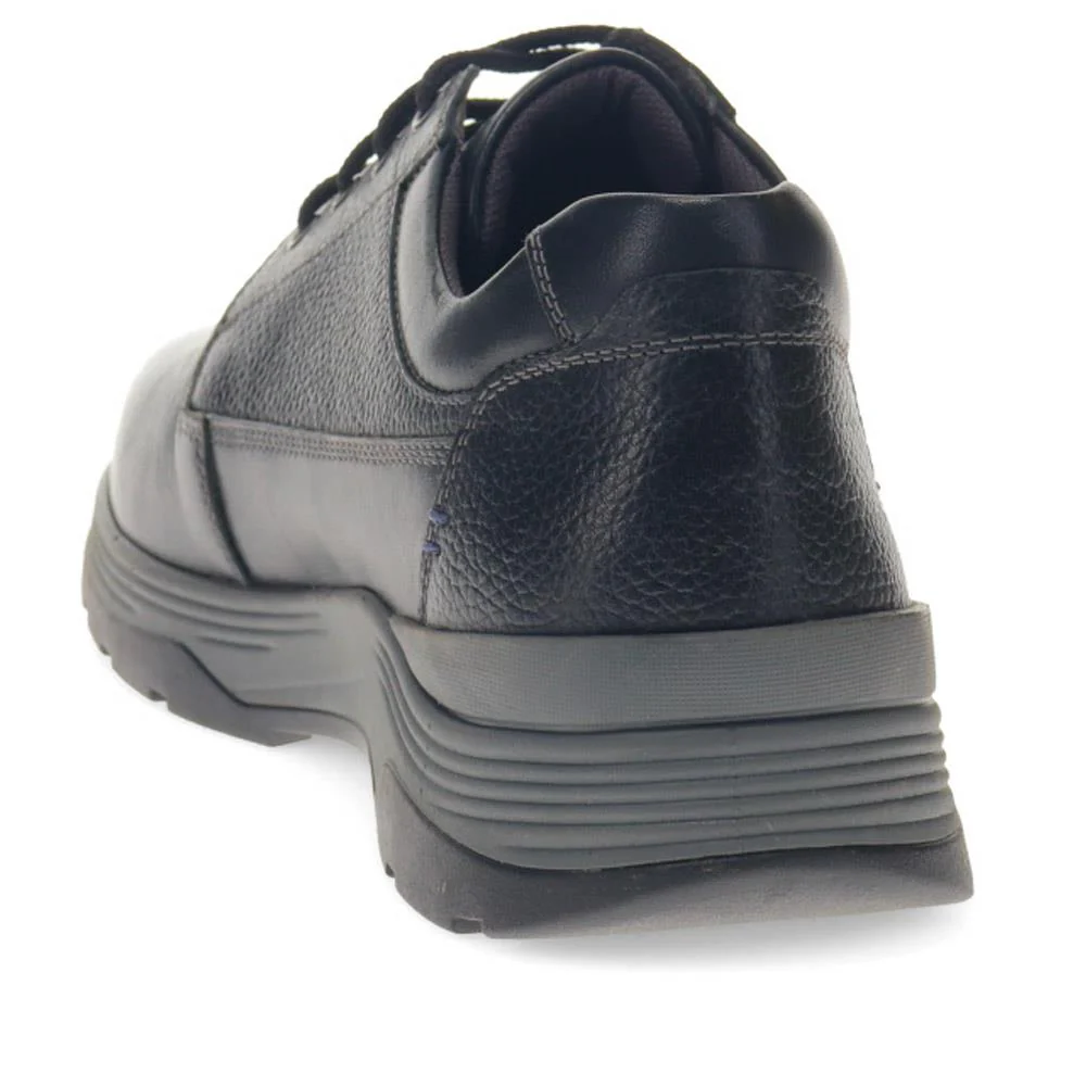 Casual Leather Lace-Up Shoes - ALFREDO / 325 810 - Black - Image 3
