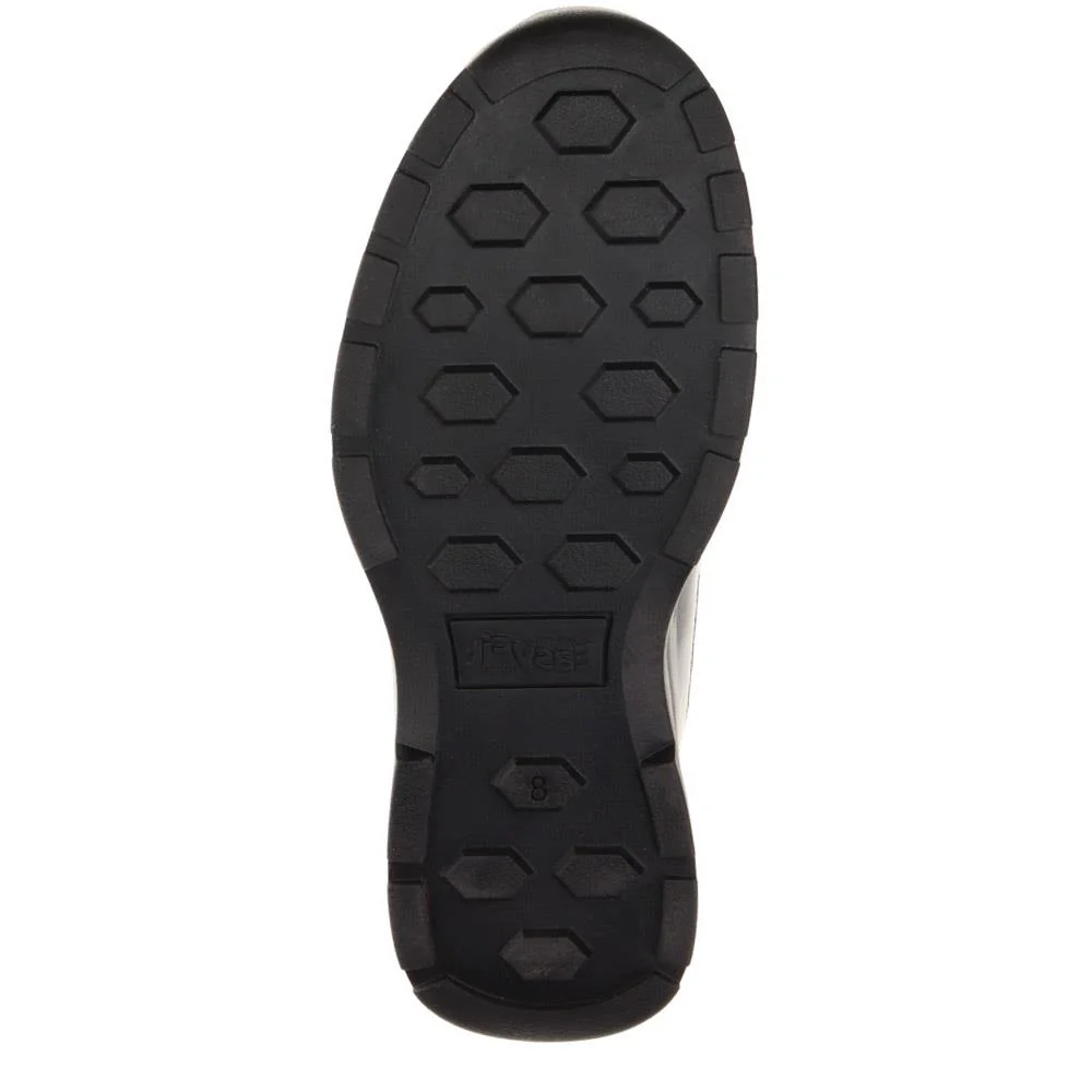 Casual Leather Lace-Up Shoes - ALFREDO / 325 810 - Black - Image 4
