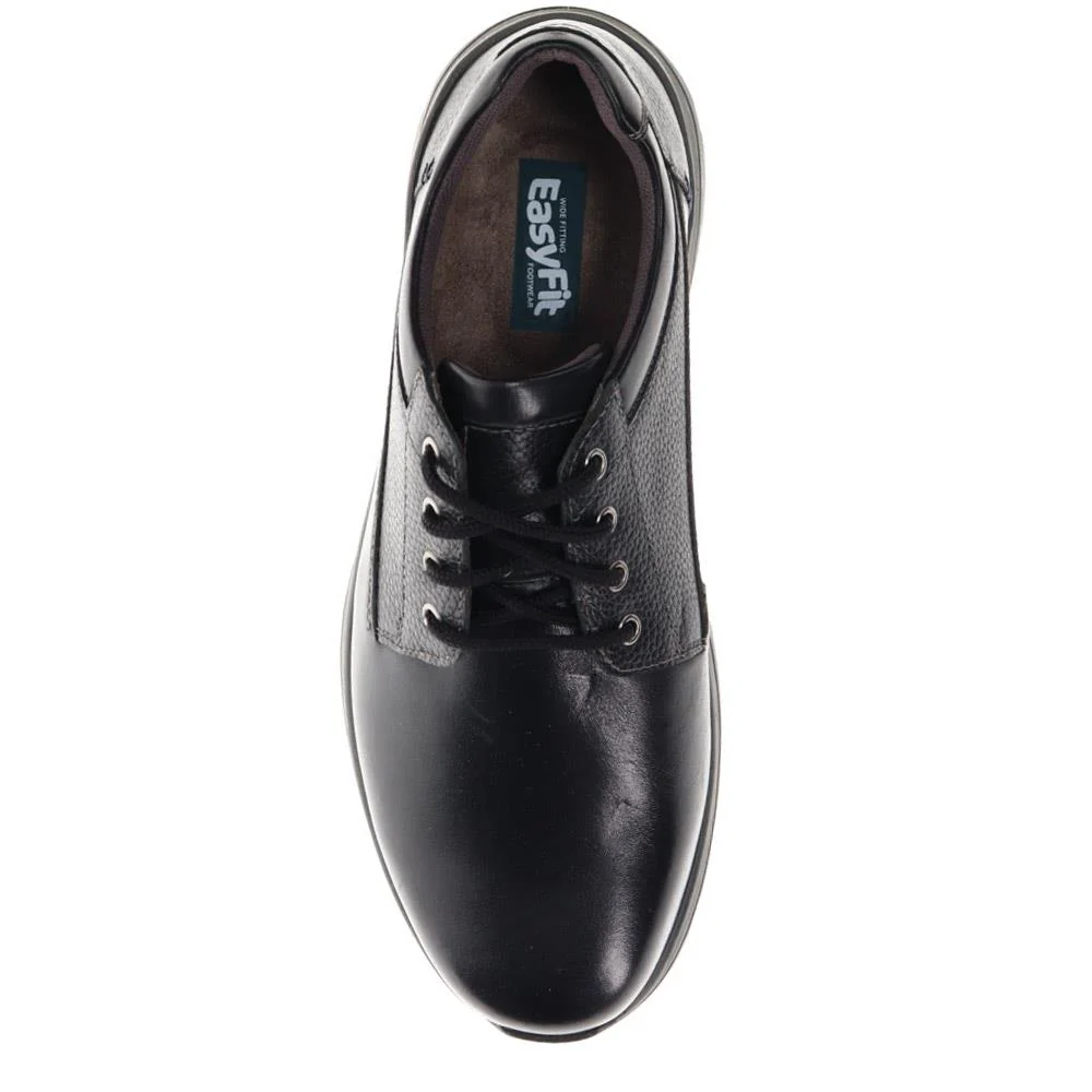 Casual Leather Lace-Up Shoes - ALFREDO / 325 810 - Black - Image 5