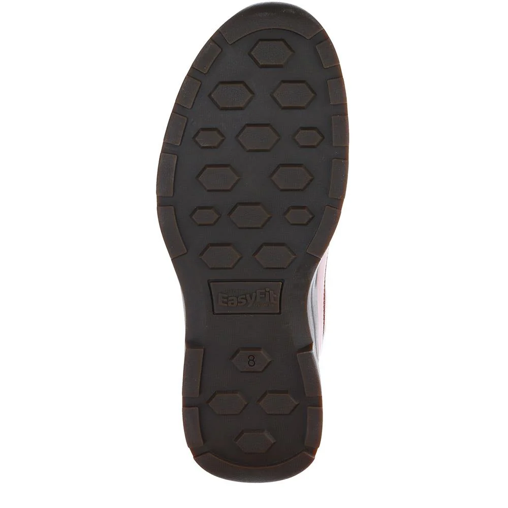Casual Leather Lace-Up Shoes - ALFREDO / 325 810 - Cognac - Image 4