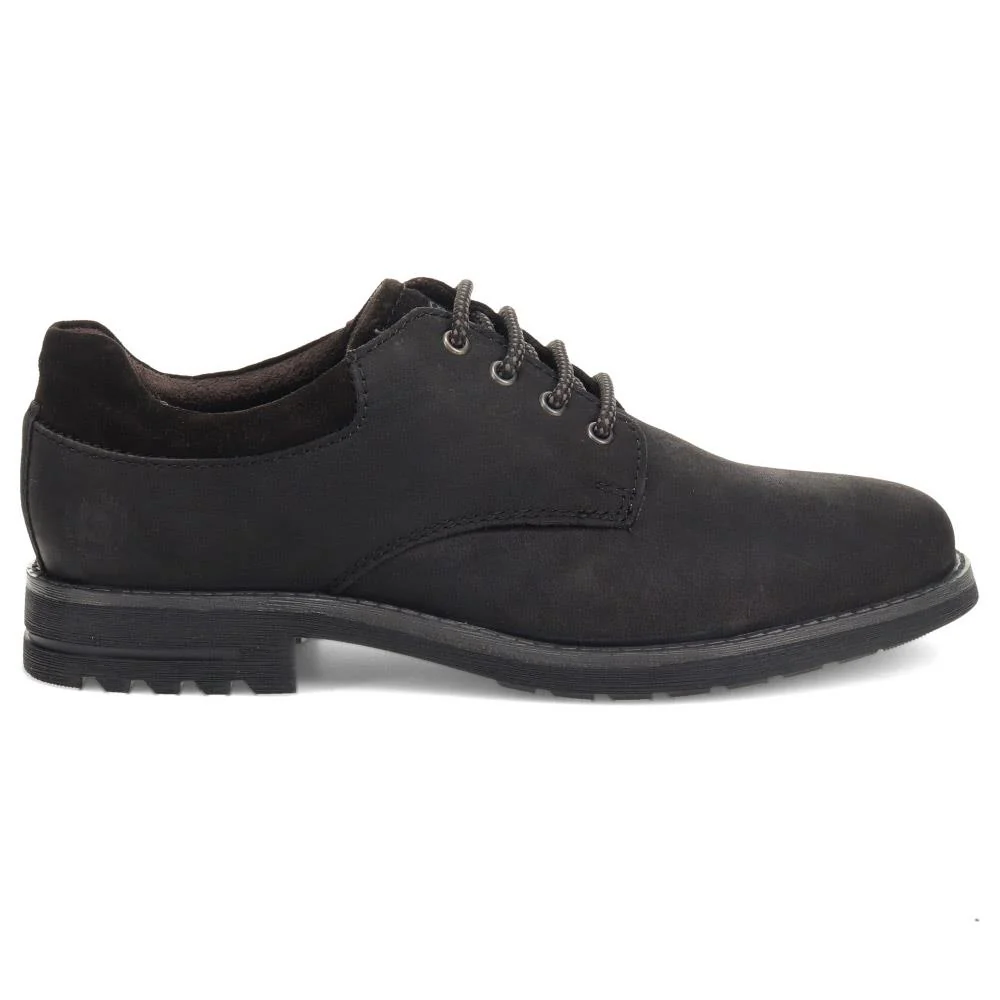 Casual Leather Lace-Up Shoes - BUG40503 / 325 722 - Black - Image 2