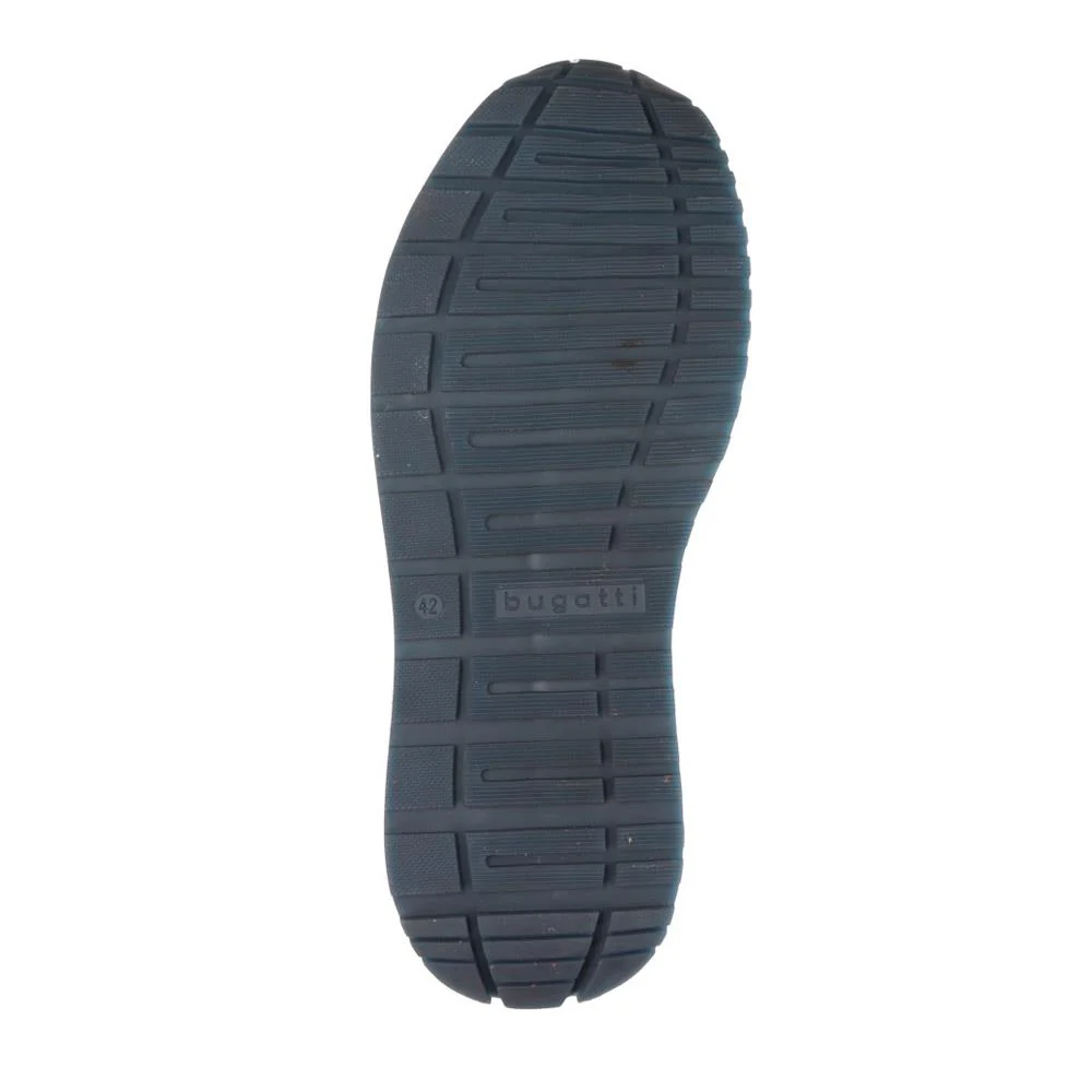 Casual Leather Lace-Up Shoes - BUG40523 / 326 009 - Navy - Image 4