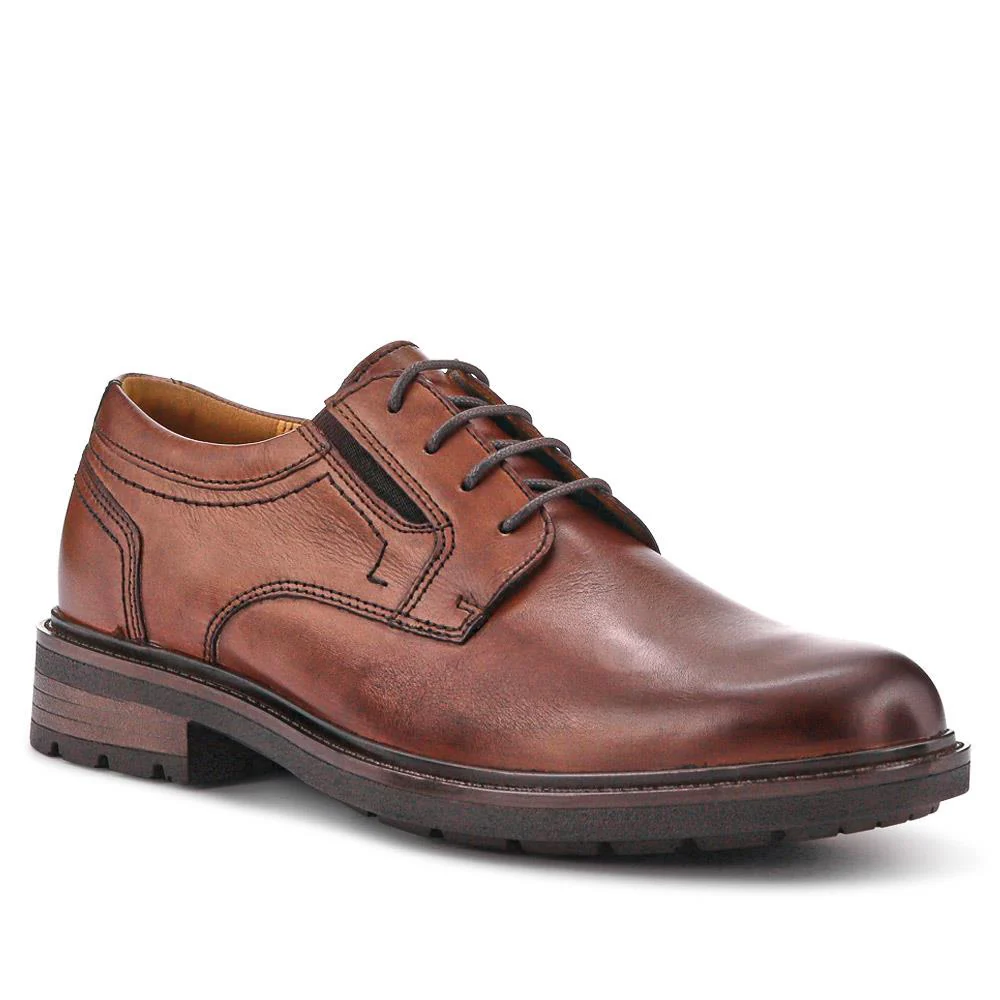 Casual Leather Lace-Up Shoes - FBFOO40005 / 325 970 - Image 2