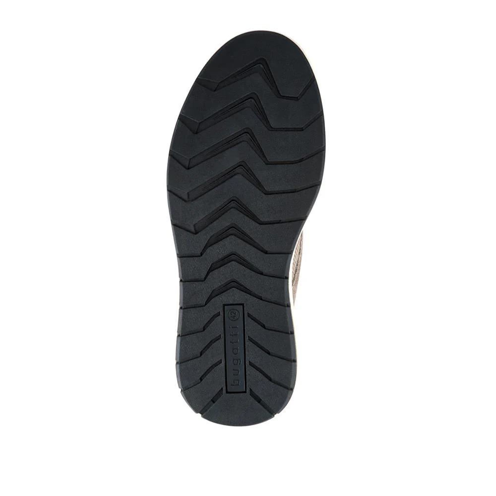 Casual Leather Lace-Ups - BUG41513 / 327 367 - Grey - Image 5