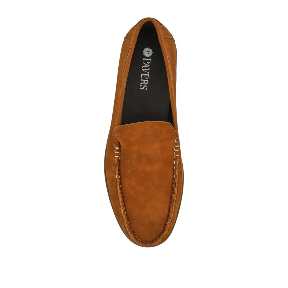 Casual Leather Loafers - SAKM41013 / 327 205 - Tan - Image 4