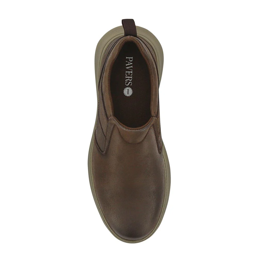 Casual Leather Slip-On Shoes - RISI41000 / 326 954 - Brown - Image 6