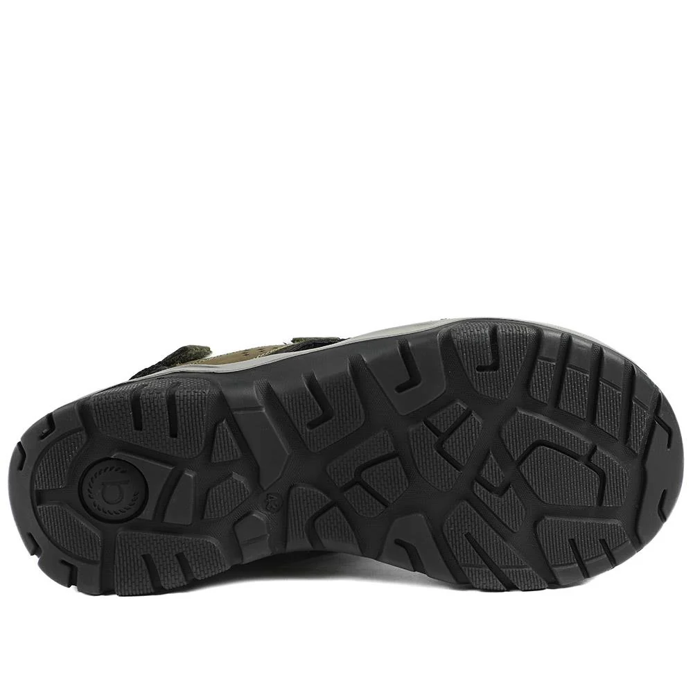 Casual Leather Strap Sandals - BUG43502 / 328 747 - Olive - Image 6