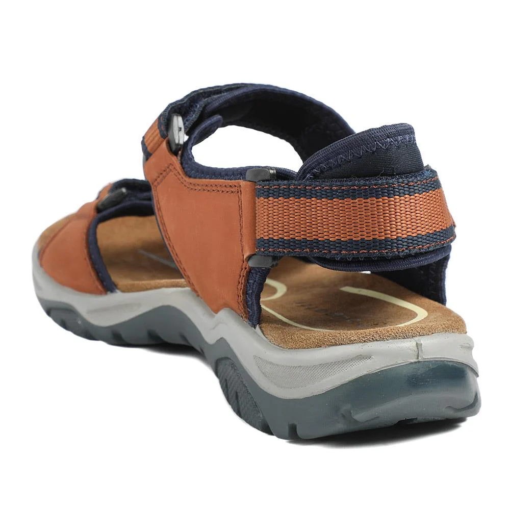 Casual Leather Strap Sandals - BUG43502 / 328 747 - Tan - Image 4