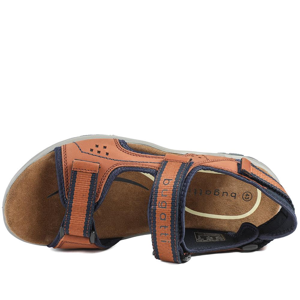 Casual Leather Strap Sandals - BUG43502 / 328 747 - Tan - Image 5
