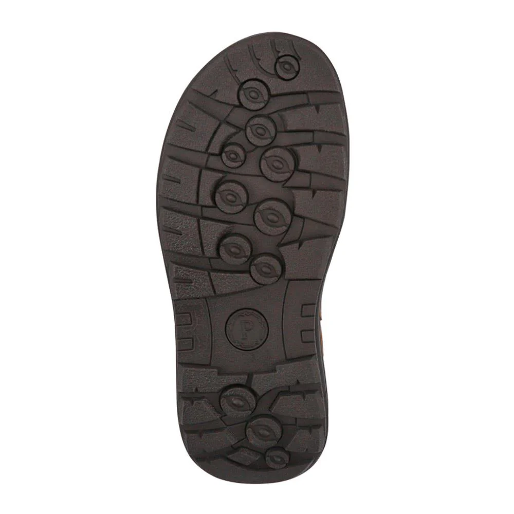 Casual Leather Touch-Fasten Sandals - AATRA41006 / 326 948 - Tan - Image 6