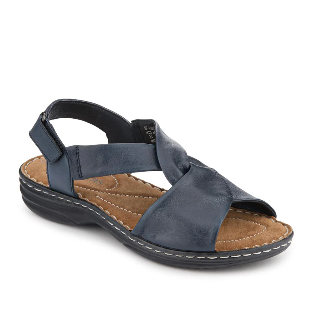 Casual Leather Touch-Fasten Sandals - KF41006 / 327 491 - Image 2