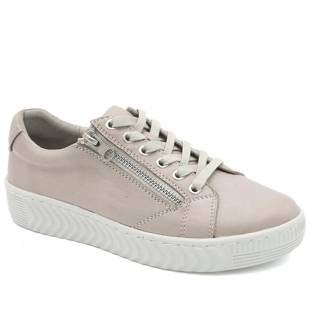Casual Leather Trainers - BRK41000 / 326 649 - Image 2