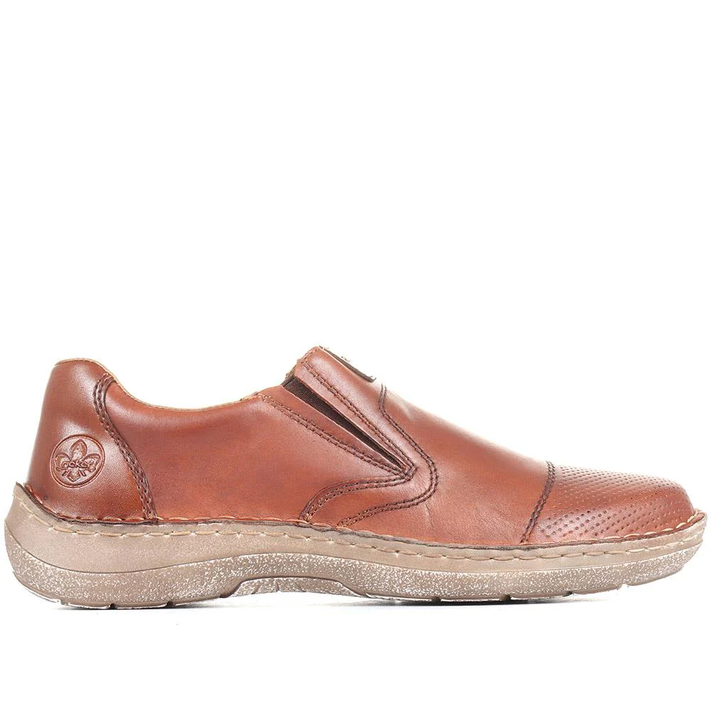 Casual Slip-On Shoes - RKR35517 / 321 337 - Brown - Image 2
