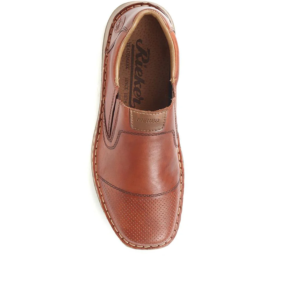 Casual Slip-On Shoes - RKR35517 / 321 337 - Brown - Image 4