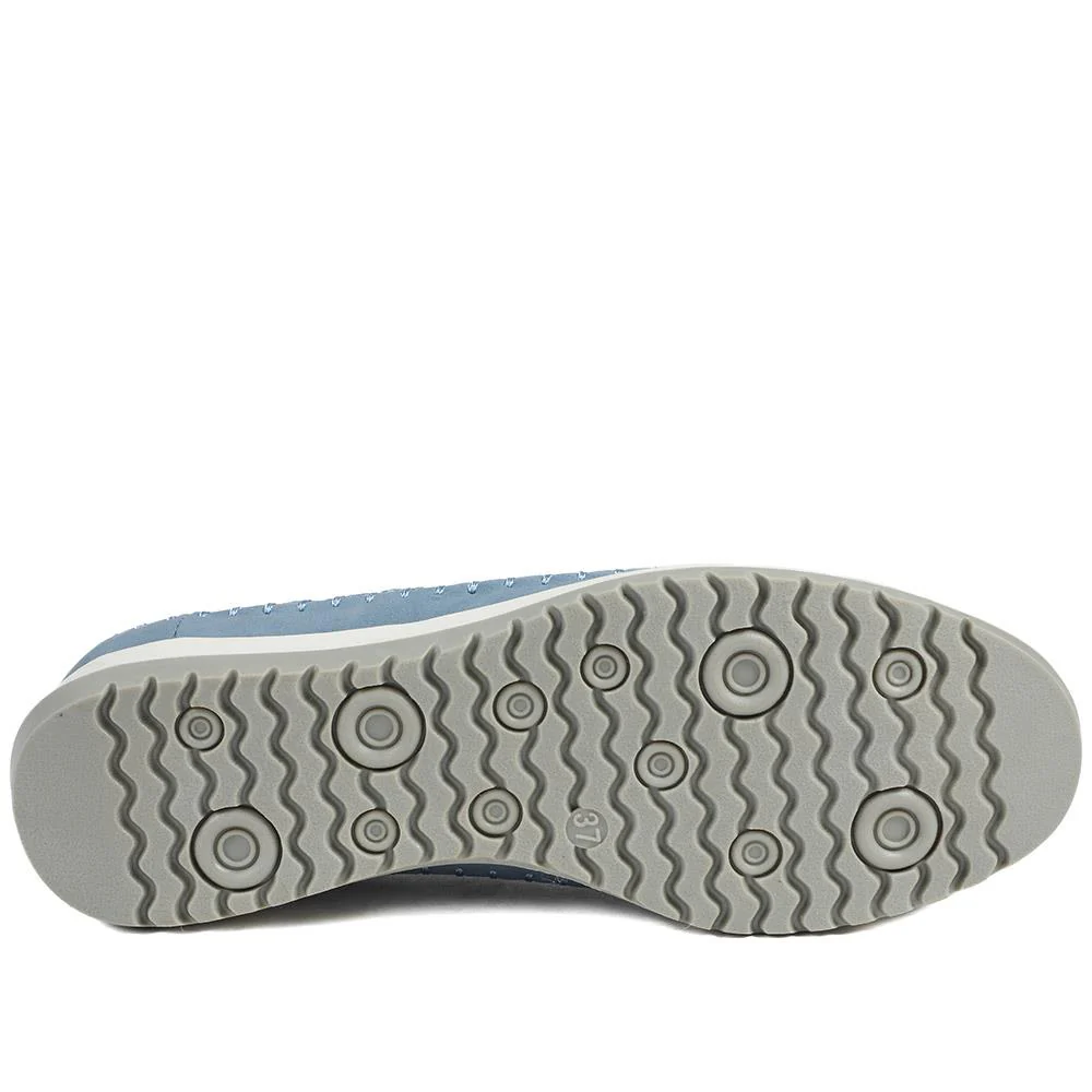 Casual Slip-On Shoes - WBINS41032 / 327 019 - Denim Blue - Image 6