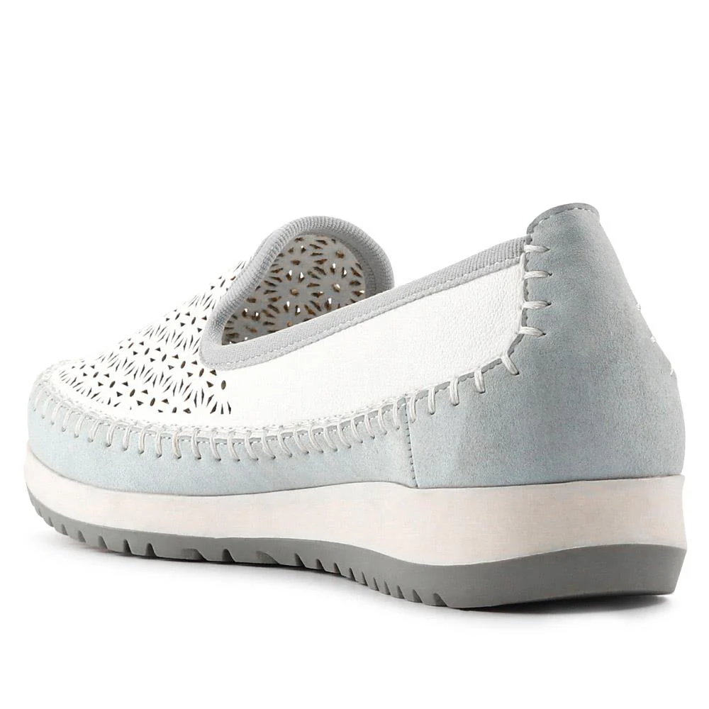 Casual Slip-On Shoes - WBINS41032 / 327 019 - White - Image 3