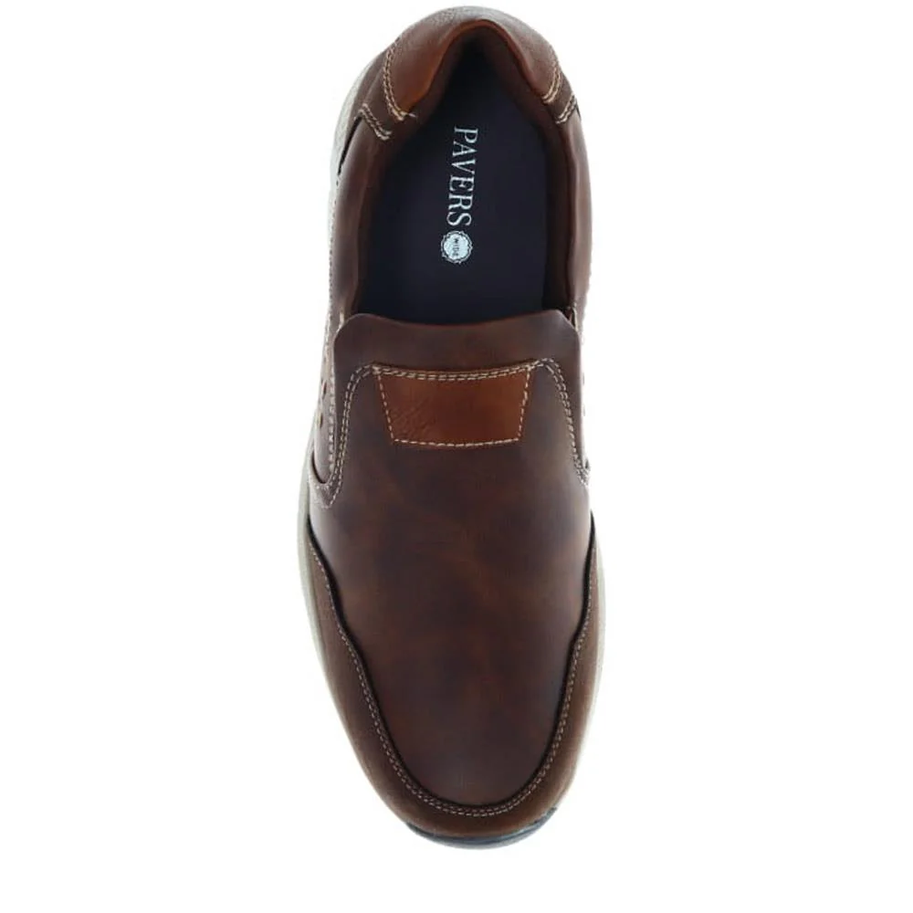 Wide Fit Casual Slip-On Trainers - WBINS40029 / 325 788 - Brown - Image 5