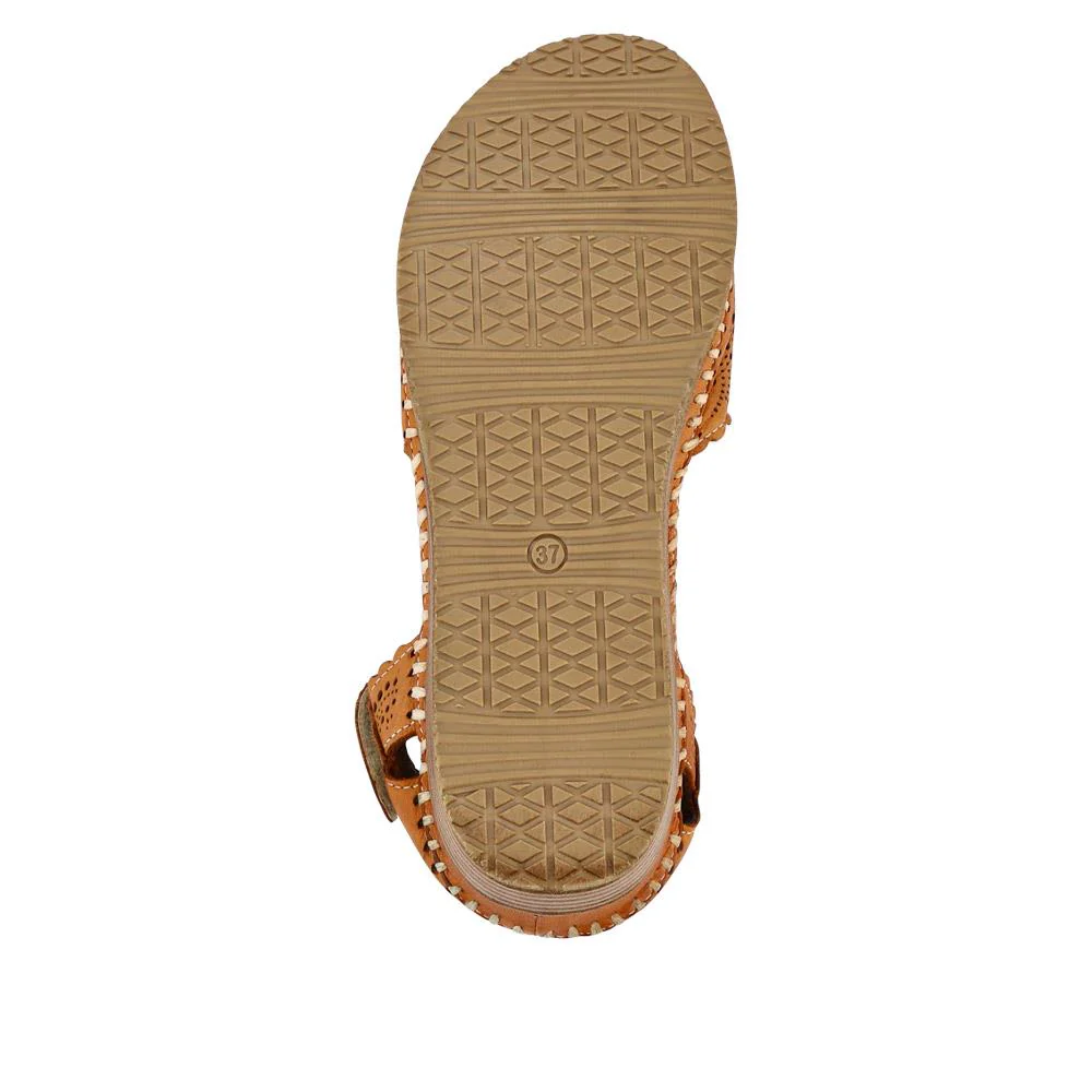 Casual Leather Touch Fasten Mary Janes - METIN41008 / 327 207 - Tan - Image 6