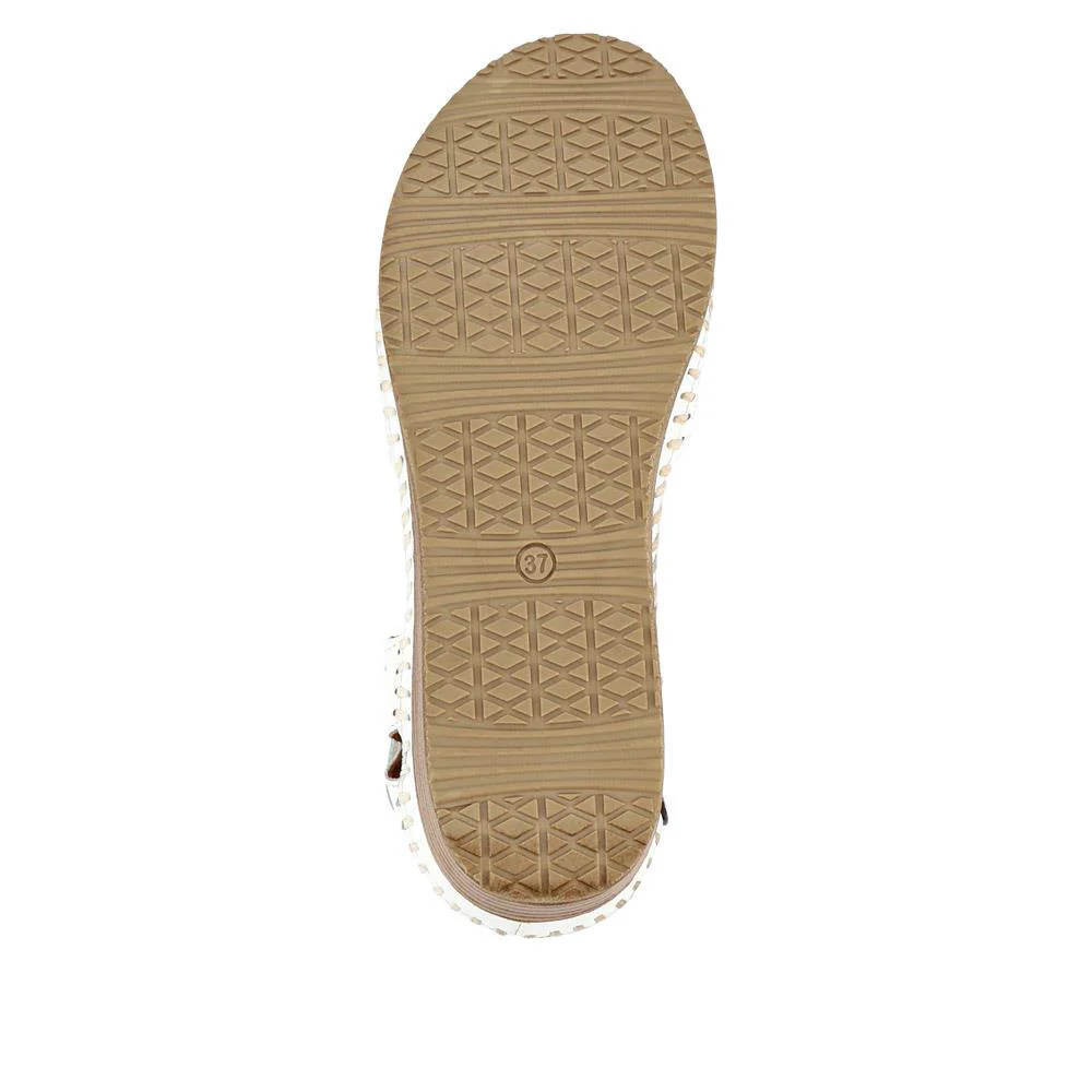 Casual Leather Touch Fasten Mary Janes - METIN41008 / 327 207 - White - Image 6