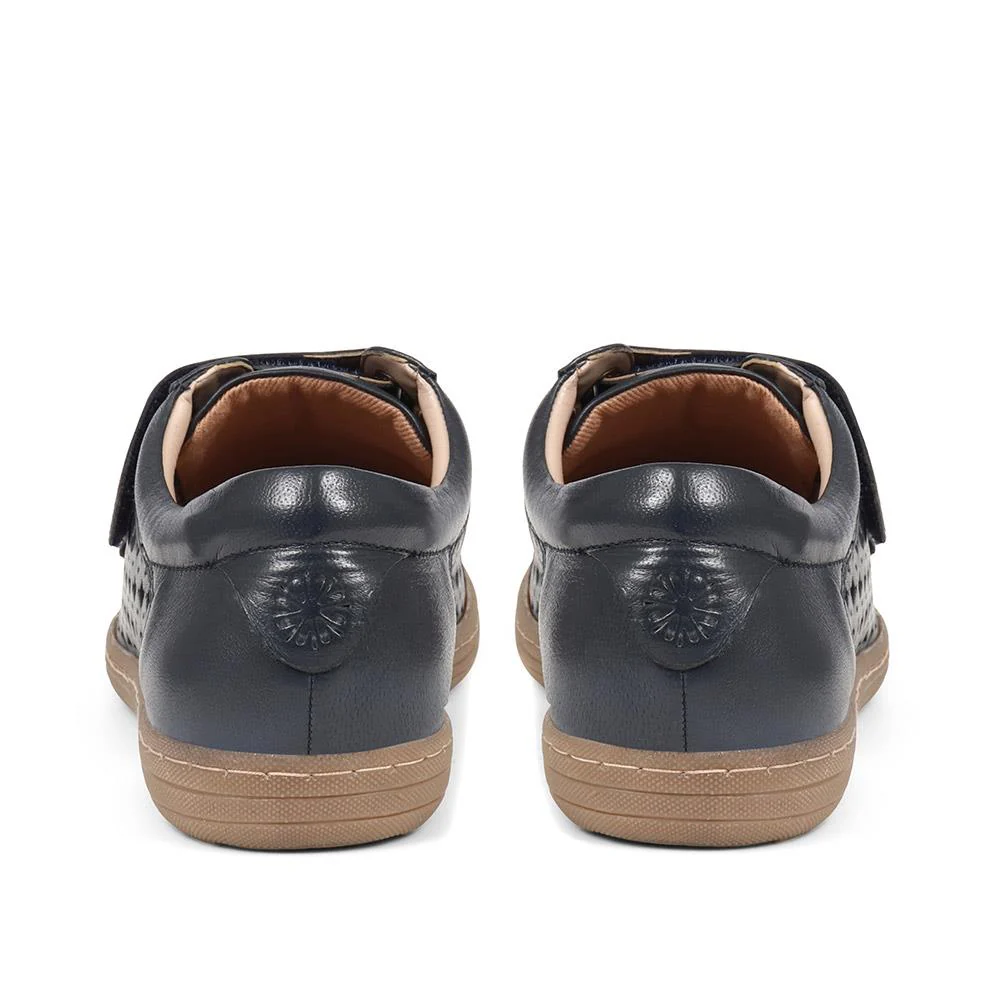 Casual Touch Fasten Shoes - VAN37515 / 323 980 - Navy - Image 3
