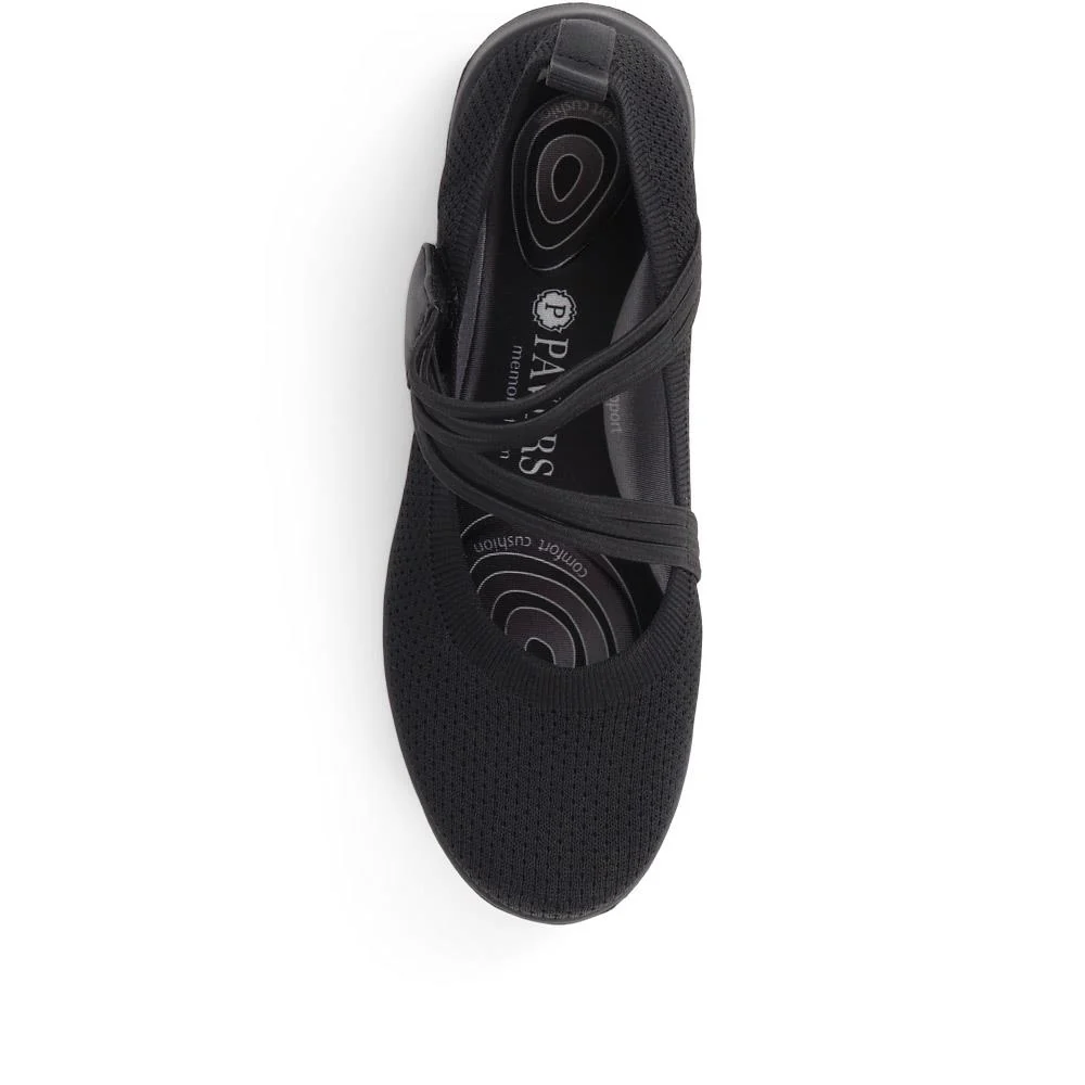 Casual Trainer Pumps - BRK39019 / 325 192 - Black - Image 4
