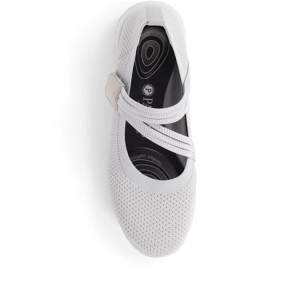 Casual Trainer Pumps - BRK39019 / 325 192 - Light Grey - Image 4
