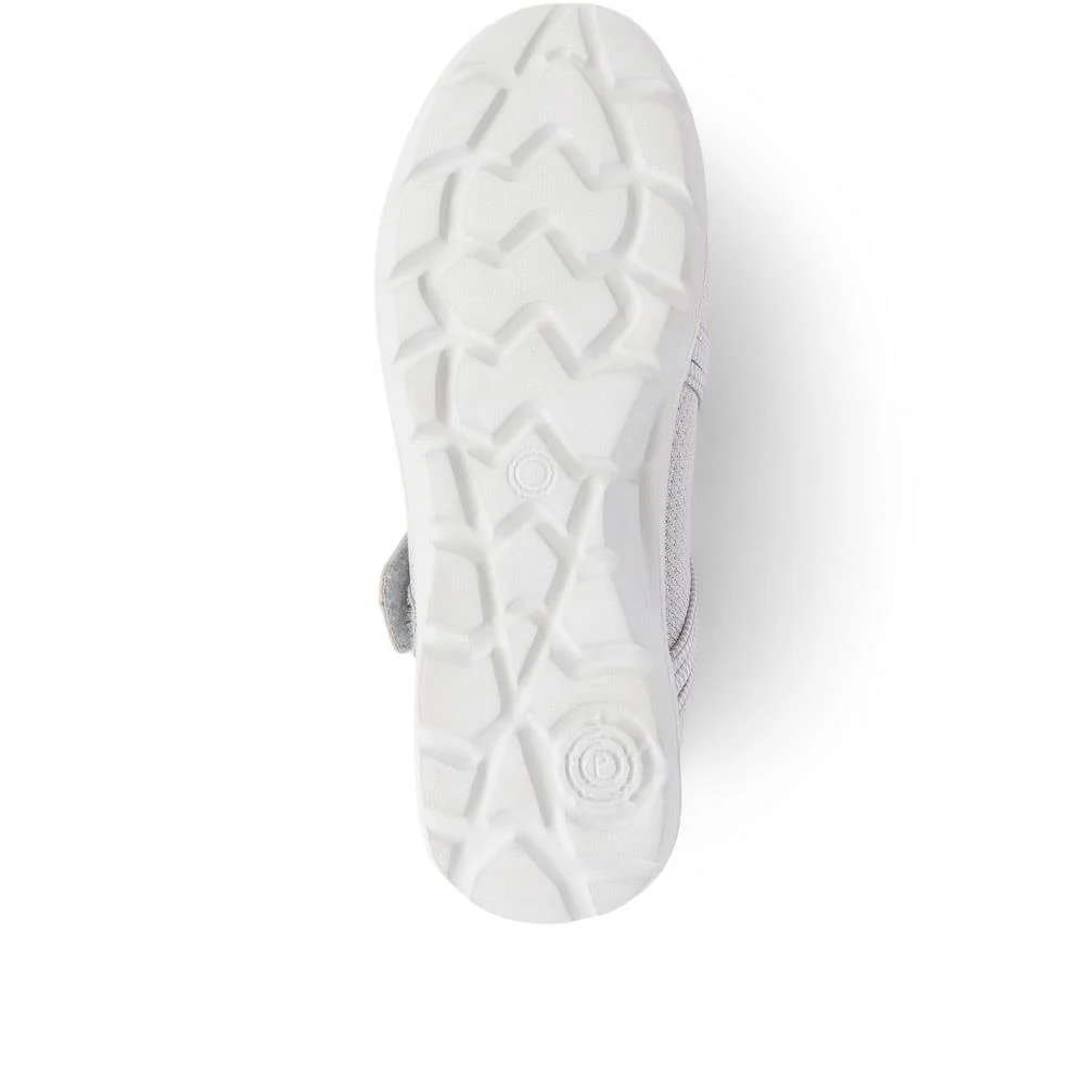 Casual Trainer Pumps - BRK39019 / 325 192 - Light Grey - Image 5