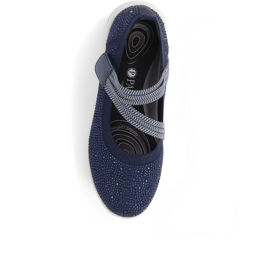Casual Trainer Pumps - BRK39021 / 325 193 - Navy - Image 4