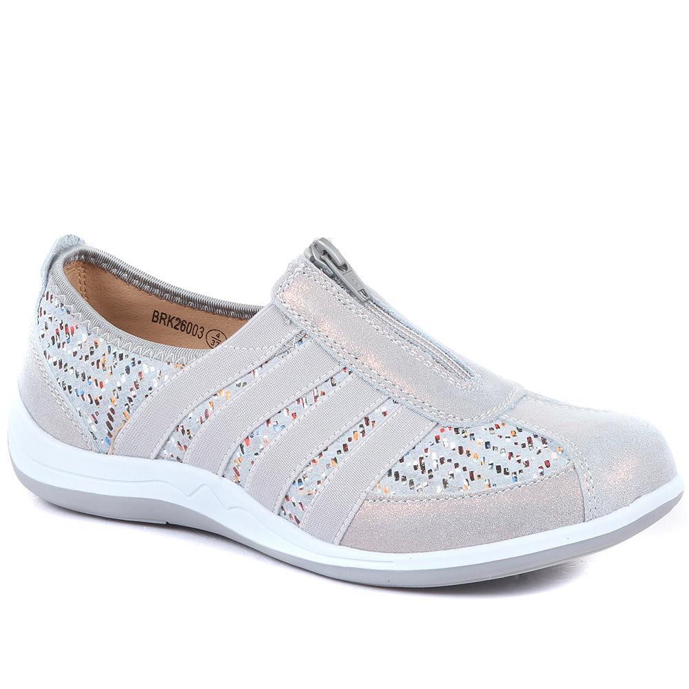Casual Zip Up Trainers - BRK26003 / 310 512 - Image 5