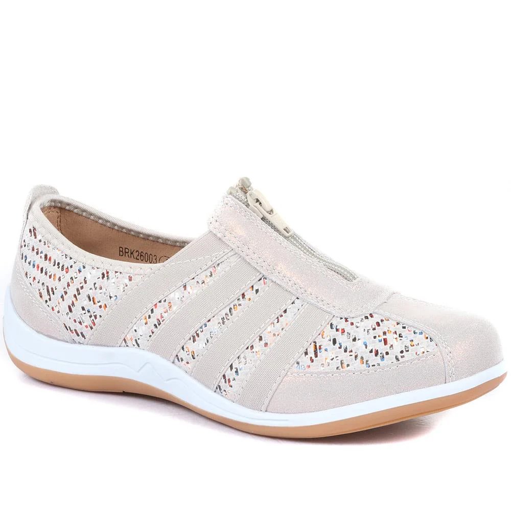 Casual Zip Up Trainers - BRK26003 / 310 512 - Image 7