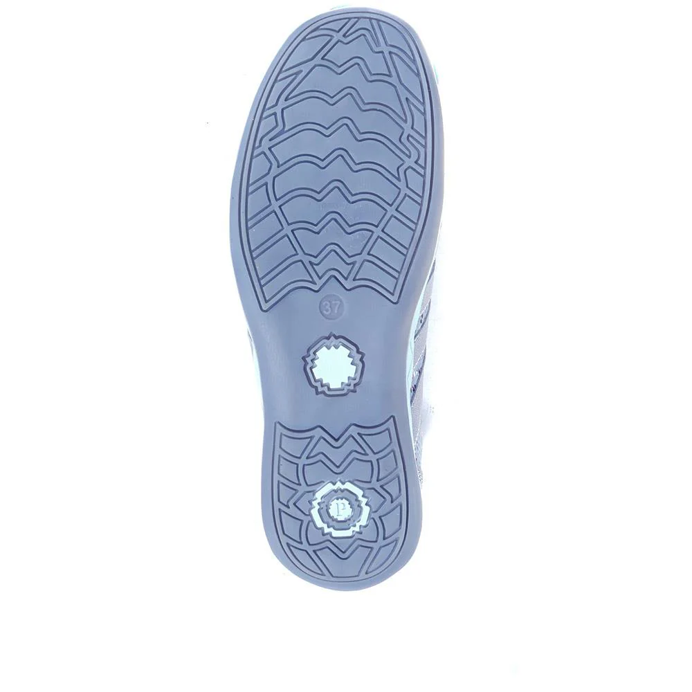 Casual Zip Up Trainers - BRK26003 / 310 512 - Blue Multi - Image 5