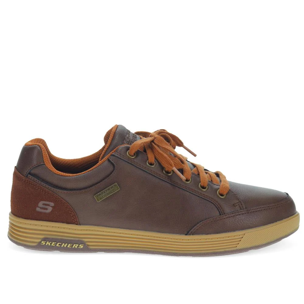 Skechers Cavell Sparkman Waterproof Trainers - SKE40508 / 325 736 - Chocolate - Image 2