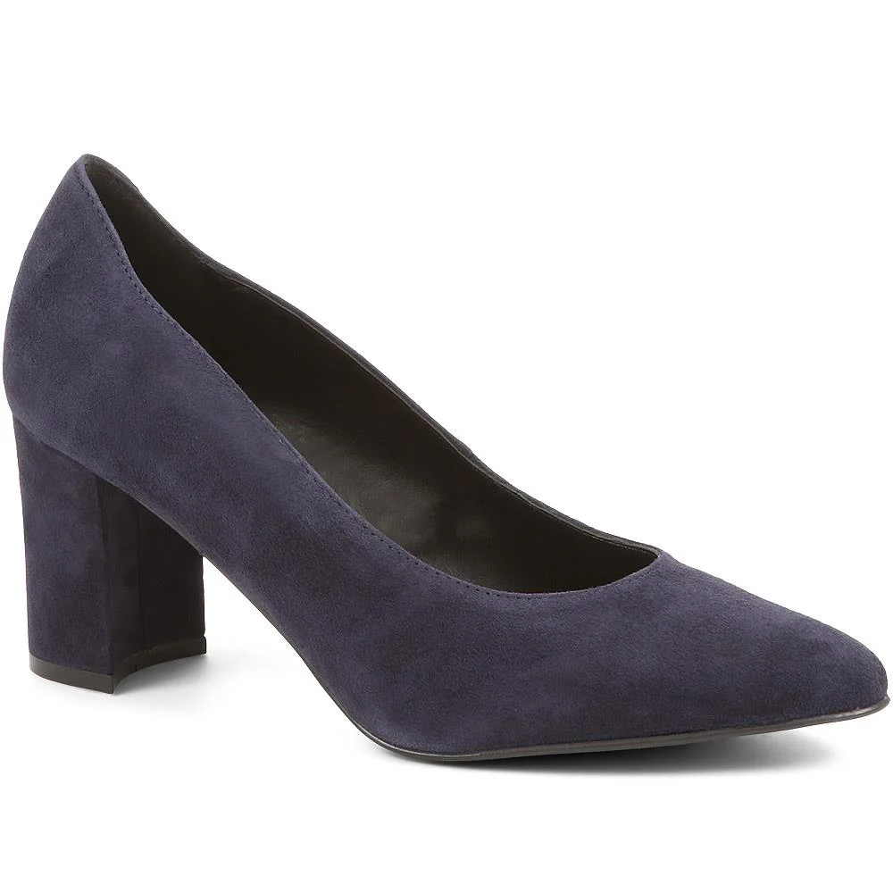 Chrystina Suede Court Shoes - CHRYSTINA / 323 092 - Image 3