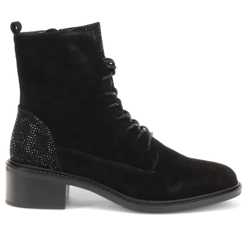 Chunky Block-Heeled Ankle Boots - SINO40506 / 326 463 - Black - Image 2