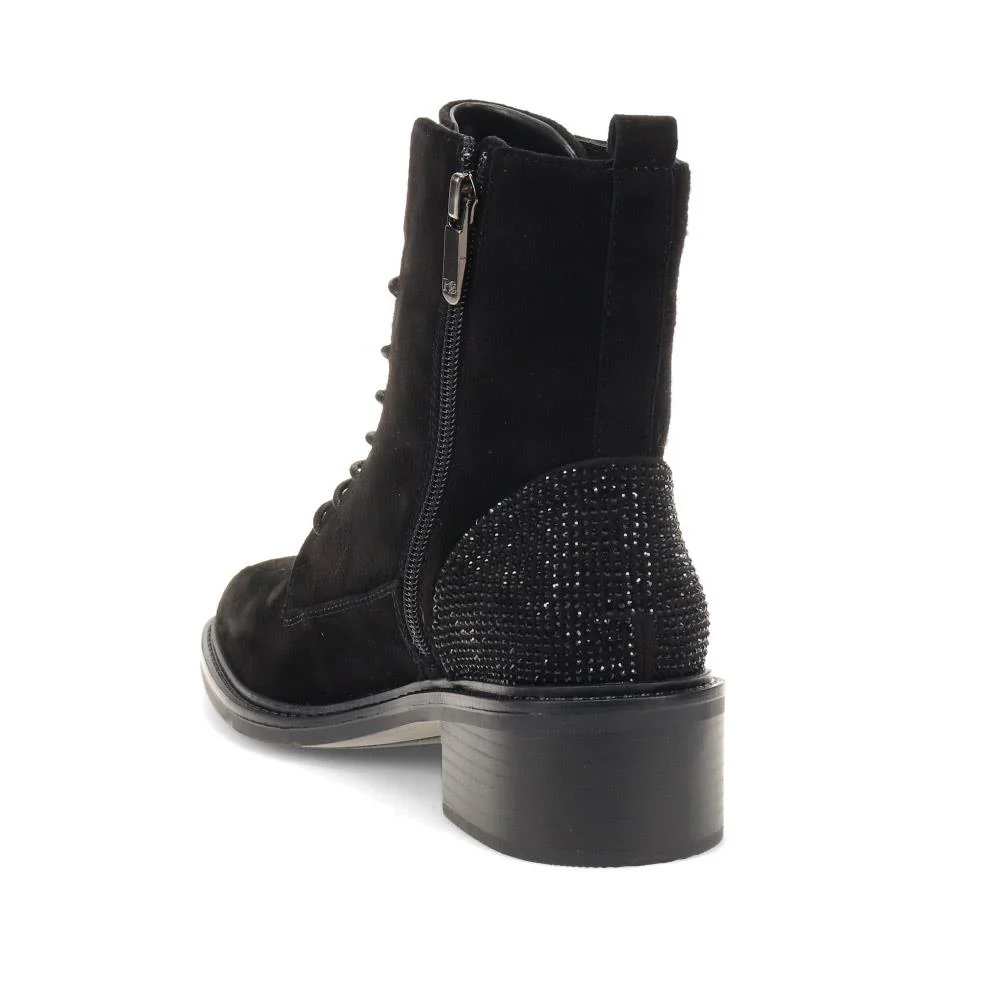 Chunky Block-Heeled Ankle Boots - SINO40506 / 326 463 - Black - Image 3