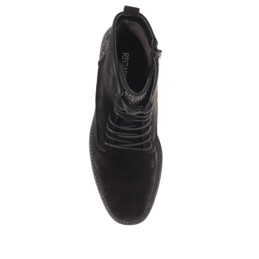 Chunky Block-Heeled Ankle Boots - SINO40506 / 326 463 - Black - Image 5
