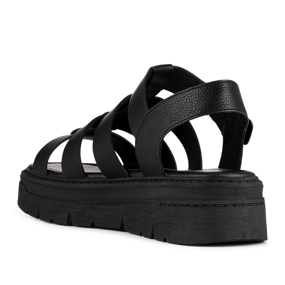 Chunky Buckle-Fasten Sandals - BELWOIL41053 / 327 122 - Black - Image 4