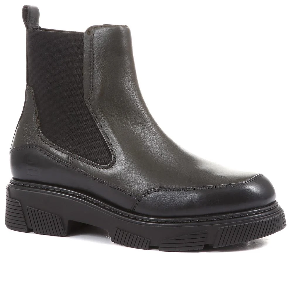 Chunky Chelsea Boots - BUG36512 / 322 886 - Green