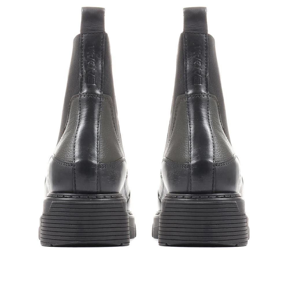 Chunky Chelsea Boots - BUG36512 / 322 886 - Green - Image 3
