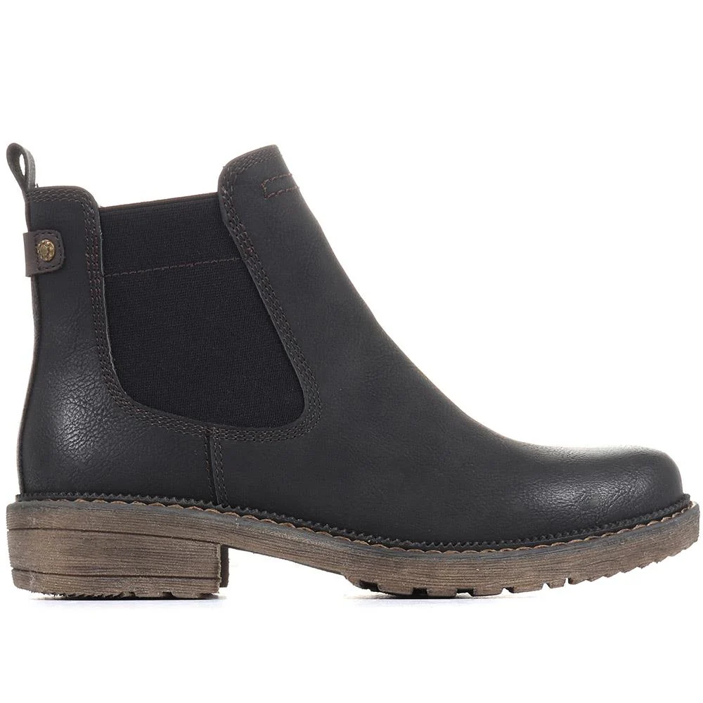 Chunky Chelsea Boots - CENTR36041 / 322 464 - Black - Image 2